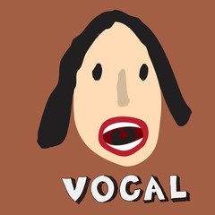a singing person