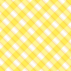Checkered yellow and white check pattern background,vector illustration,Gingham