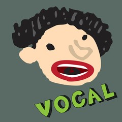 a singing person
