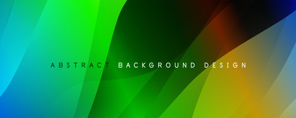 Trendy simple fluid color gradient abstract background with dynamic wave line effect. Vector Illustration For Wallpaper, Banner, Background, Card, Book Illustration, landing page