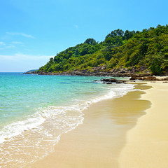 Tropical beach and sea in koh samed island Thailand