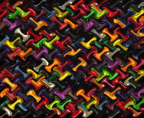 Color gradient background of the abstract geometric shape.Cool background design for posters