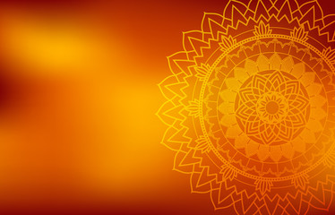 Background design with mandala