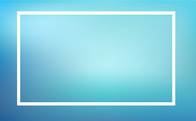 Border template with blue background