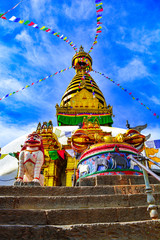 Shyambhunath Stupa In kathmandu Nepal