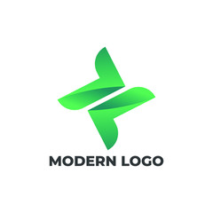 double L letter modern logo design sign illustration symbol vector icon badge business branding company color gradation gold abstract 