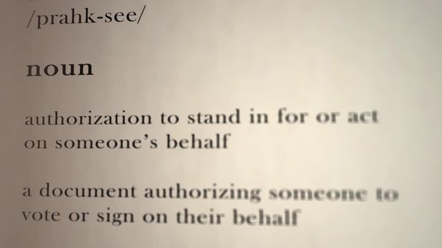 Proxy Definition