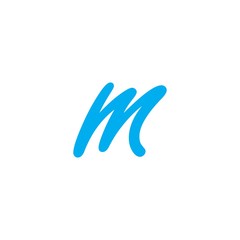 Fototapeta na wymiar Letter M logo icon design template elements