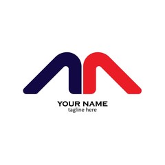 Letter M logo icon design template elements