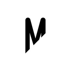 Letter M logo icon design template elements