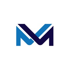 Letter M logo icon design template elements