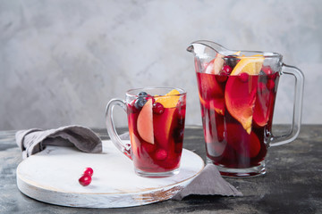 Winter christmas drink