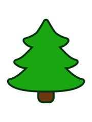 Kleiner süßer Tannenbaum 