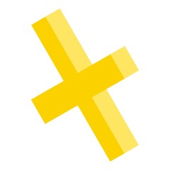 Multiplication sign icon. Isometric of multiplication sign vector icon for web design isolated on white background