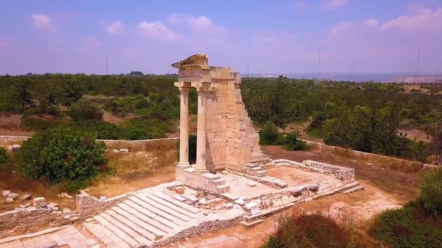 Apollo Hylates sanctuary aerial 4k