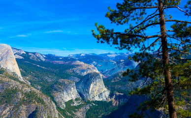 Panorama Yosemite Valley vom Glacier Point