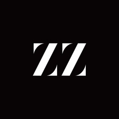 ZZ Logo Letter Initial Logo Designs Template