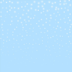 Snowflakes vector. Christmas background. Beauteous winter silver snowflake overlay template.
