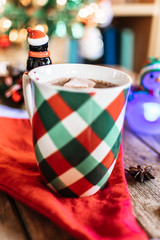 christmas hot chocolate with gifts
