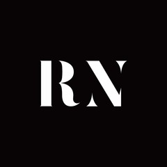 RN Logo Letter Initial Logo Designs Template