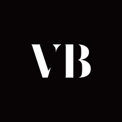 VB Logo Letter Initial Logo Designs Template