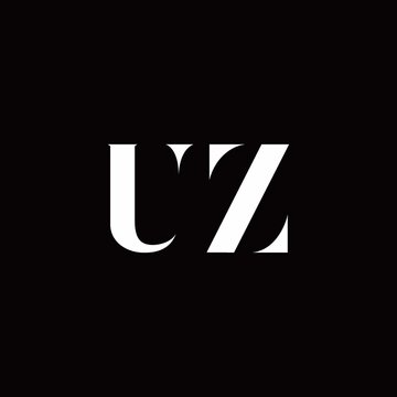 UZ Logo Letter Initial Logo Designs Template