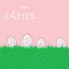 Perfect colorful handmade easter eggs isolated