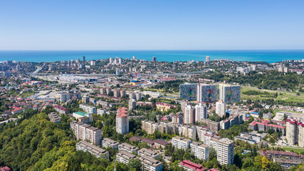 view of the city of sochi