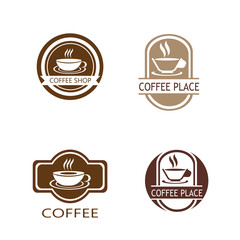 COFFEE LOGO DESIGN  VECTOR  ILUSTRATION TEMPLATES