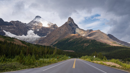 Naklejka premium Icefield Parkway, Jasper National Park, Alberta, Canada