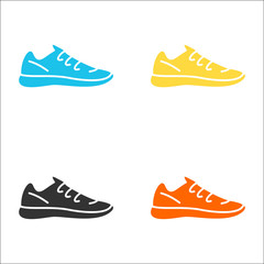 shoe icon . Vector