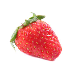 Fresh strawberry isolated on white background