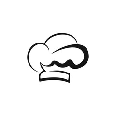 Hat chef logo creative template vector illustration