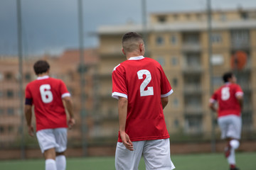 Partita di calcio giovanile.