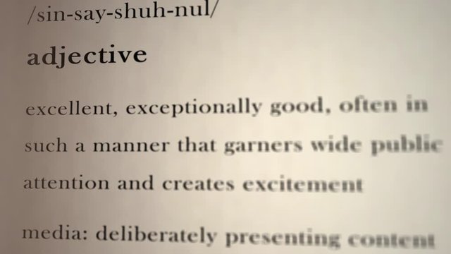 Sensational Definition