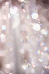 crystal bokeh white silver background photo image for illustrations invitations greeting cards holiday round sparkling  macro out of focus defocused 