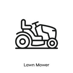lawn mower icon vector. lawn mower icon vector symbol illustration. Modern simple vector icon for your design. lawn mower icon vector.	