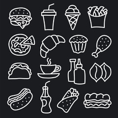 fast food icons