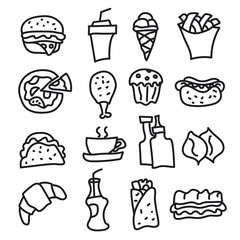 fast food icons