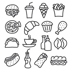 fast food icons