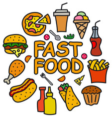 fast food banner