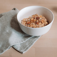 Porridge per colazione sana