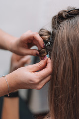 Fototapeta premium Acconciature backstage