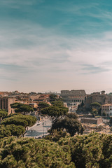 Fototapeta na wymiar il sole a Roma