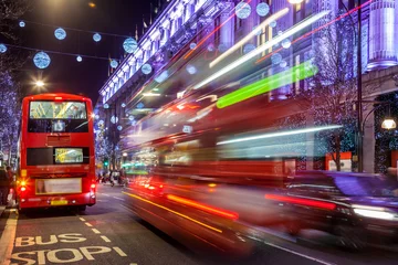 Foto op Aluminium Rode bussen van Londen © Alex Zubko