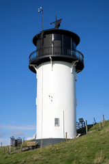 historic lighthouse called ‘Dicke Berta’ (‘Thick Berta’) in Cuxhaven-Altenbruch, Germany