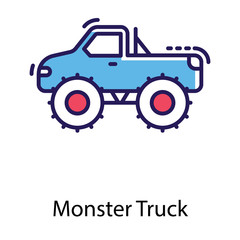  Monster Truck Vector 