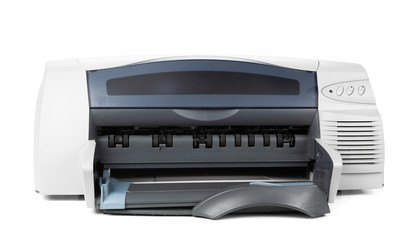 Obraz premium Laser home printer isolated on white background