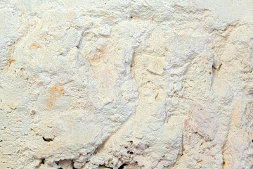 Rough old white wall with cracks for a background