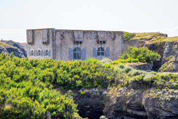 Belle-Ile-en-Mer. Sauzon. Le fort. Morbihan. Bretagne	